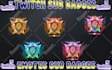 create 6 twitch sub badges 6 or twitch emotes in just 24 hur