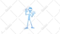 do 3d animation character on blender 3d, autodesk maya