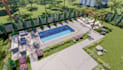 do swimming pool site plan, 3d pool design, permit set