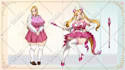 draw anime character sheet for you