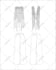 make flat fashion sketches and technical drawing