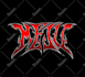 create amazing death metal font, black metal font