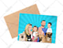 illustrate a christmas portrait ideal for a card or gift