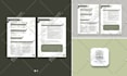 do modern minimalist logo, stationary, full branding kits