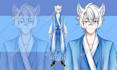 design vtuber live2d model in anime art illustration ready to rig