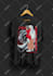 created anime streetwear tshirt design