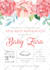 design retro baby shower invitations