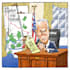 create a political or satirical cartoon