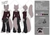 draw furry ref sheet furry reference sheet fursona character design ref sheet