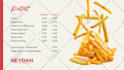 design digital menu, digital menu board or animated tv screen menu