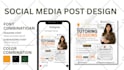 design social media poster for instagram facebook linkedin