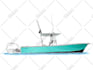draw boat into vector art