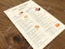 design restaurant menu, price list or food menu design