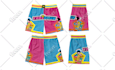 create mesh short pants design for your clothing brand