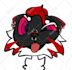 make badly drawn cursed furry art