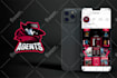 design instagram profile posts and stories