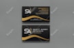 design gold foil and luxury business card design