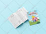 create kids trendy learning, coloring, activity book for amazon KDP