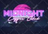 design a custom 80s retro neon synthwave logo for your brand