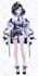 design live2d vtuber model with rigging, nsfw vtuber character in anime style