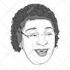 make black and white vector face