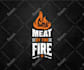 design bbq, grill, bar  and restaurants logo