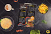 design food flyer, food poster or digital restaurant menu