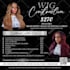 design glitter hair extension and lash extension flyer