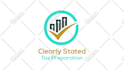design credit repair accounting, tax, business consulting and financial logo