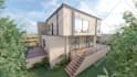 create an excellent architectural design in 3d model