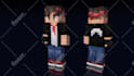 create a custom minecraft skin for you from scratch in 24h