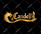 do candle label and candle logo design