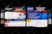create ad banner header thumbnail designs