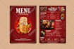 do premium cafe restaurant menu designs in 24 hrs