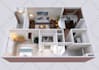 render 360 virtual panorama of interior apartment, house