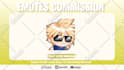 draw custom twitch emotes, badges, animated chibi emotes for streamers