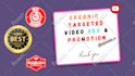 do youtube channel SEO and video promotion