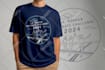 illustrate a custom minimal shirt design