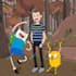draw your portrait in adventure time cartoon style