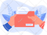 design flat vector illustration for web and mobile UI