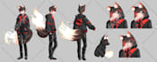 design character sheet or reference sheet for your character