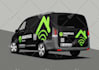 make print ready van wrap design for business