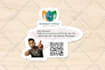 do modern simple sticker design for you