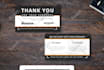 do amazon thank you card design, package insert, product insert design