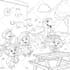 draw cute cozy custom children coloring book pages