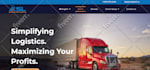 design logistics website, trucking, freight broker, dispatch, transport website