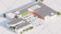 design industrial scale solar 3d design