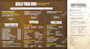do restaurant men, TV menu, digital menu flyer, brochure