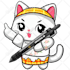 design anime chibi children story book illustration