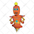 draw vintage robot characters for you